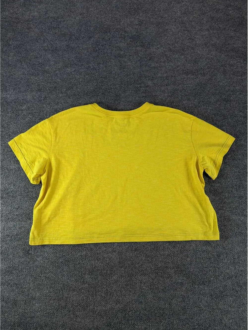 Nike University of Oregon Ducks Yellow Crop T-Shirt XXL‎ College Sports Sporty